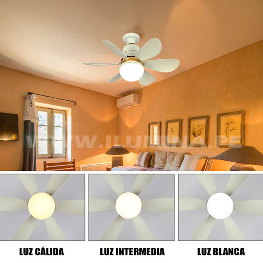 Foco Ventilador Inteligente de 6 Aspas (tk)