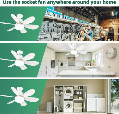 Foco Ventilador 6 Aspas