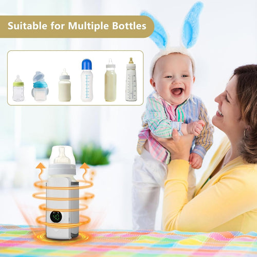CALENTADOR DE BIBERONES PORTÁTIL RECARGABLE 👶🍼 (TK)