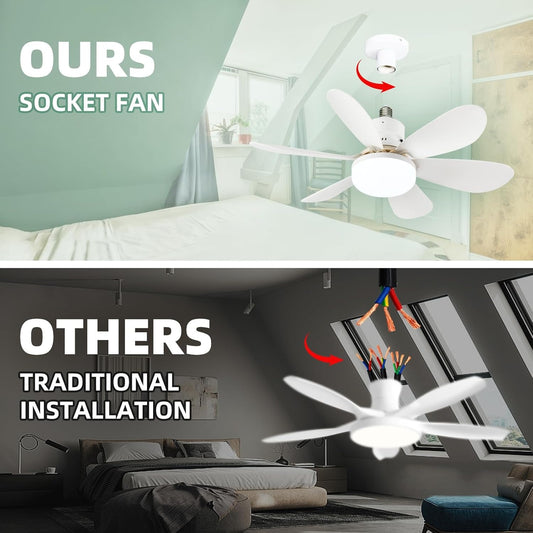 Foco Ventilador 6 Aspas