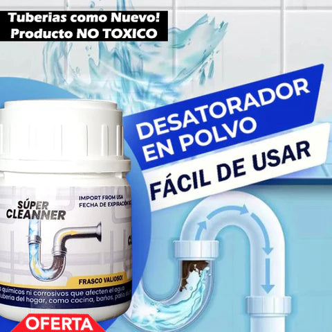 Desatorador de Tubería en Polvo