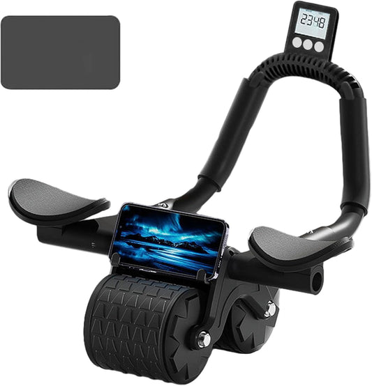 Rueda abdominal de rebote automático